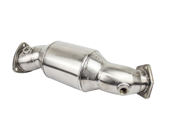 Bull-X Edelstahl Ø76mm-Downpipe mit 200-Zellen Sport-Kat Audi A4 B6 1.8l T inkl. Quattro