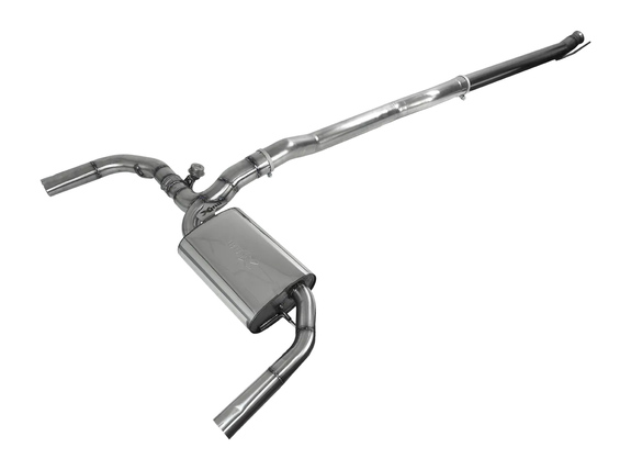 EGO-X Edelstahl Ø89mm Sportauspuff-Komplettanlage ab Kat mit Klappensteuerung Mercedes CLA45 AMG C117 für originale Endrohre: HGBXAGAMB01-CLAANL