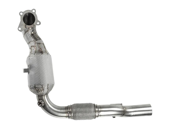 BULL-X Edelstahl Downpipe mit Sport-Kat Ø63,5mm Skoda Fabia inkl. Combi 1.2l TSI Typ 5J: HGDPVAG12-4#4