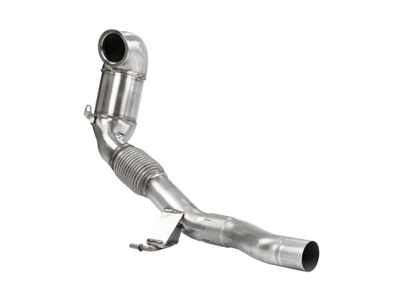 Bull-X-Edelstahl Ø76mm Downpipe mit Sport-Kat Skoda Octavia RS und 1.8l Typ 5E: HGDPBX002EGO-FWD#3