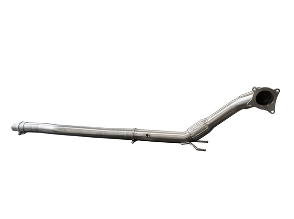 BULL-X Edelstahl Ø76mm Downpipe mit Kat-Ersatzrohr Ø76mm VW Golf 5 GTI