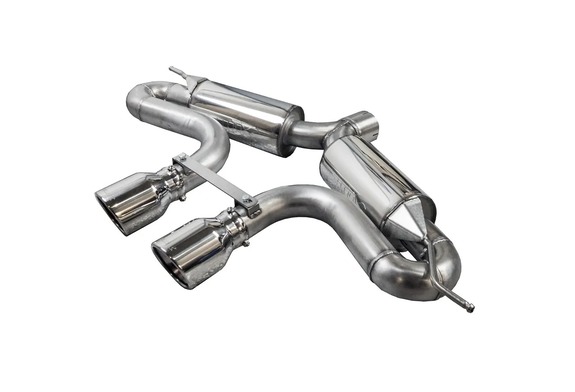 BULL-X Y-Style Edelstahl Sportauspuff Ø76mm VW Golf 6 GTI für R32-Design inkl. Endrohrsatz nach Wahl: HGESDVAG02-2ESD1