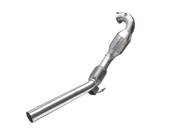 Bull-X Edelstahl Ø70mm-Downpipe mit 200-Zellen Sport-Kat VW Golf 7 1.2l 1.4l TSI inkl. Variant, Sportsvan