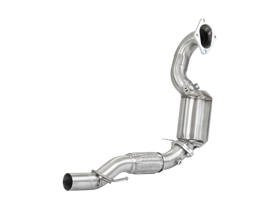 Bull-X Edelstahl Ø63,5mm Downpipe mit 200-Zellen Sport-Kat VW Polo GTI 1.4l Typ 6R: HGDPVAG14-EWG-TKSET#4