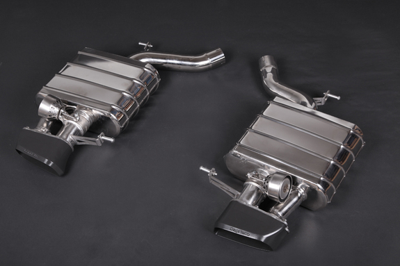 Capristo Edelstahl Duplex Sportauspuff BMW 6er 650i F13 Coupe F12 Cabrio u. F06 Gran Coupe je 1x trapezförmig mit Keramik-Beschichtung: 02BM00903001#2