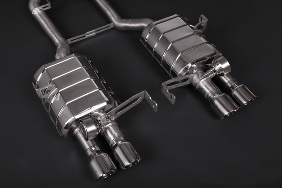 Capristo Edelstahl Duplex Sportauspuff mit Klappensteuerung BMW 3er M3 E92 Coupe je 2x rund: 02BM05603001