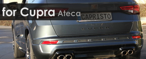 Capristo Edelstahl Duplex Sportauspuff-Komplettanlage ab OPF Cupra Ateca je 2x oval: 02CU11803005