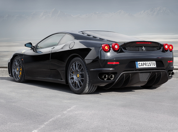 Capristo Edelstahl Duplex Endrohrgeweih für originalen ESD Ferrari F430 je 2x rund: 02FE02303018