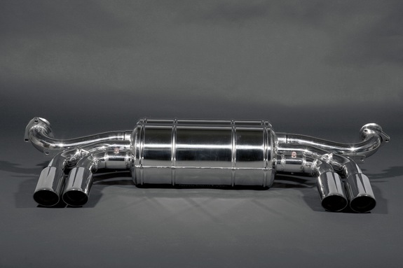 Capristo Edelstahl Duplex Sportauspuff Ferrari Mondial je 2x rund abgeschrägt: 02FE05803001#2