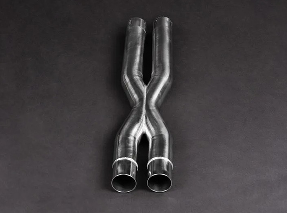 Capristo Edelstahl X-Pipe Vorschalldämpfer-Ersatzrohr Maserati Quattroporte ab 2008: 02MA07103003