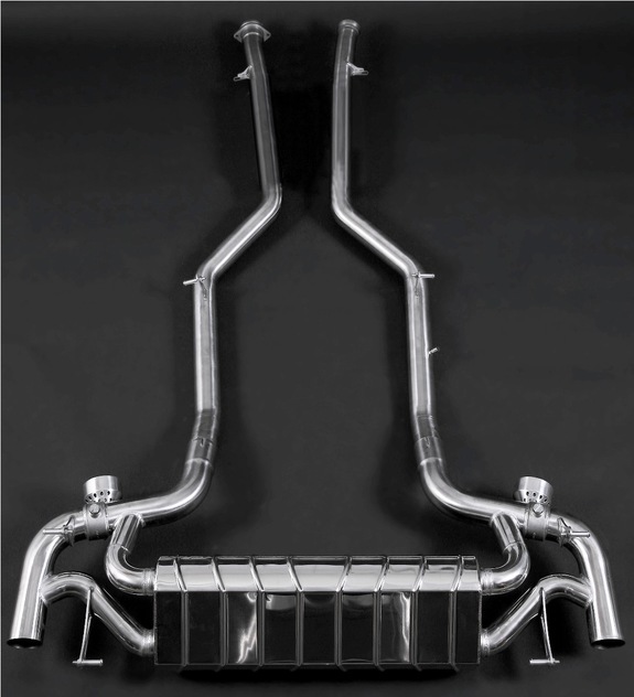 Capristo Edelstahl Duplex Komplettanlage ab Kat Mercedes SLS AMG: 02MB03303001