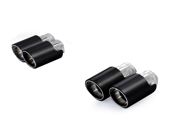 Eisenmann Edelstahl Duplex Sportauspuff BMW 3er G20 Limousine und G21 Touring 330i inkl. xDrive je 2x90mm rund schräg schwarz: B5463.00904.22
