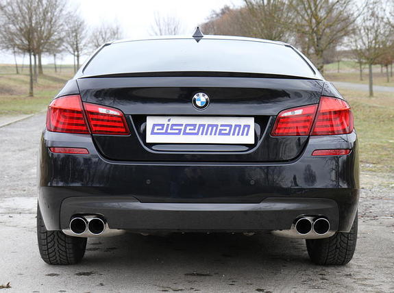 Eisenmann Edelstahl Duplex Sportauspuff RACE-Version BMW 5er F10 Limousine F11 Touring 528i 180kW je 2x83mm rund eingerollt abgeschrägt: B5437.20834 Eisenmann Edelstahl Duplex Sportauspuff RACE-Version BMW 5er F10 Limousine F11 Touring 528i 180kW je 2x83mm rund eingerollt abgeschrägt: B5437.20834
