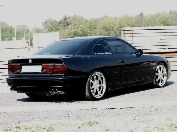 Eisenmann Edelstahl Duplex Sportauspuff BMW 8er E31 850i 850Ci 220kW je 2x83mm rund scharf gerade: B5240.00831