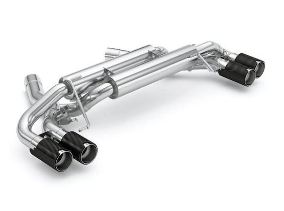 Eisenmann Edelstahl Duplex Sportauspuff BMW 5er F90 M5 Limousine je 2x90mm rund aus Carbon: B5555.00904.C