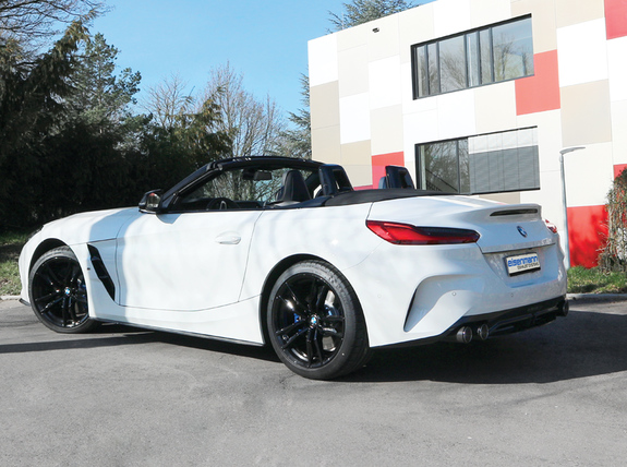 Eisenmann Edelstahl Duplex Racing-Komplettanlage ab OPF BMW Z4 G29 M40i sDrive je 2x90mm rund scharf gerade Carbon: B5466.00904.CANLR Eisenmann Edelstahl Duplex Racing-Komplettanlage ab OPF BMW Z4 G29 M40i sDrive je 2x90mm rund scharf gerade Carbon: B5466.00904.CANLR