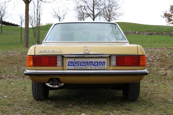 Eisenmann Edelstahl Sportauspuff Mercedes R107 C107 SL SLC 2x55mm rund: D7270.00552
