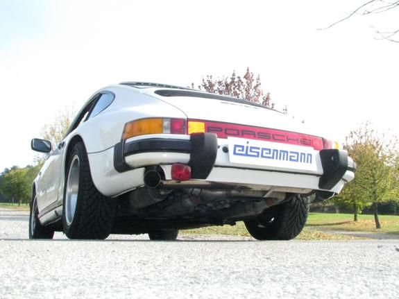 Eisenmann Edelstahl Sportauspuff Porsche 911 G-Modell (1974 - 1989) 1x83mm rund gerade