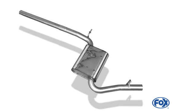 Fox Edelstahl Vorschalldämpfer Audi A4 B6/B7 Typ 8E Limousine/Avant 2.0l: AU061030-VSD#1