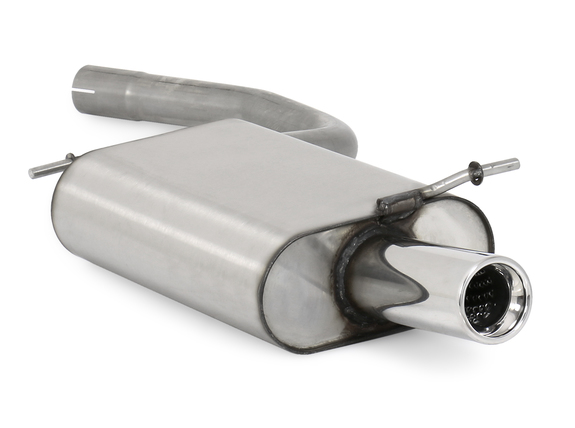 Fox Sportauspuff Audi A4 B7 Lim/Avant 1x80mm rund eingerollt mit Absorber: AU061201-069