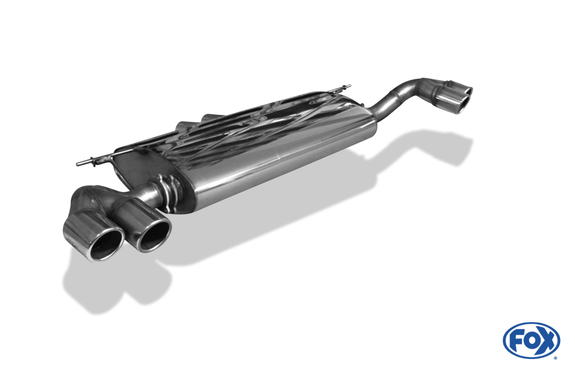 Fox Edelstahl Duplex Sportauspuff BMW X5 E70 4.8i 2x80mm rund eingerollt abgeschrägt: BM111033-130 Fox Edelstahl Duplex Sportauspuff BMW X5 E70 4.8i 2x80mm rund eingerollt abgeschrägt: BM111033-130