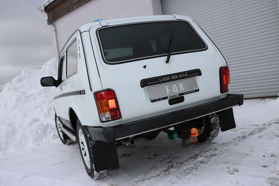 FOX Edelstahl Racing-Komplettanlage ab Kat Lada 4X4 Niva 1x45mm rund