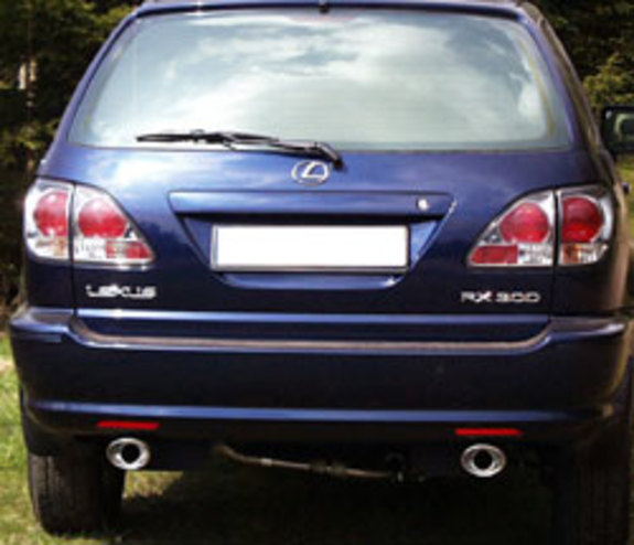 Lexus RX 300 XU1 Bj. 00-03 FOX Sportauspuff: LE050051-367 Lexus RX 300 XU1 Bj. 00-03 FOX Sportauspuff: LE050051-367