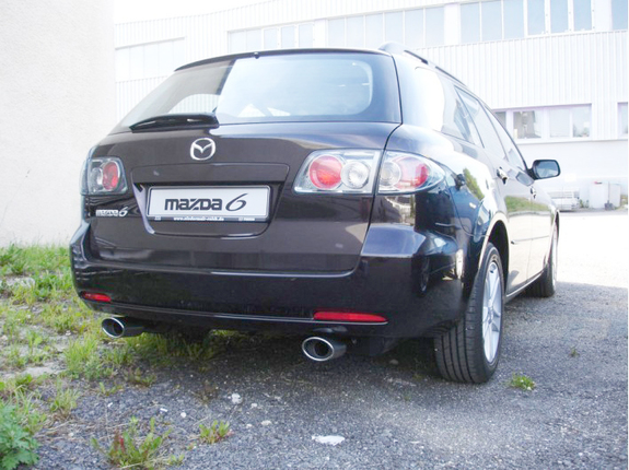 Mazda 6 I GG/GY Facelift FOX Duplex Sportauspuff: MA190003-347 Mazda 6 I GG/GY Facelift FOX Duplex Sportauspuff: MA190003-347