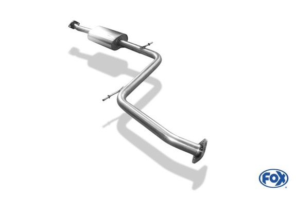 Fox Edelstahl Vorschalldämpfer Mazda MX-3 1.8l Bj.91-99: MA020000-VSD#2