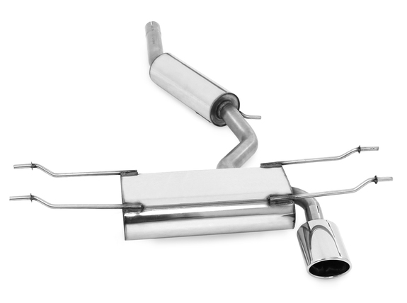 Fox Edelstahl Sportauspuff-Komplettanlage ab Kat Mazda MX-5 Typ ND ab 2015 115x85mm oval eingerollt abgeschrägt: MA083005-347ANL