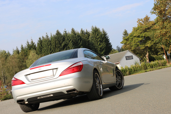 Fox Edelstahl Duplex Sportauspuff Mercedes SL R231 ab 2012