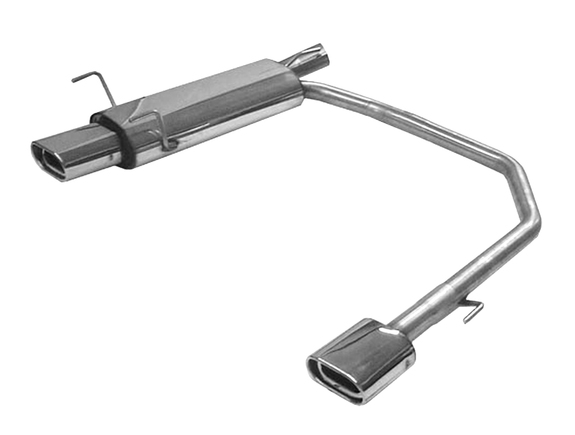 Fox Edelstahl Duplex Sportauspuff Opel Astra F inkl. Gsi 16V CC Fließheck 3-Punkt-Aufhängung 135x80mm flachoval eingerollt abgeschrägt mit Absorber