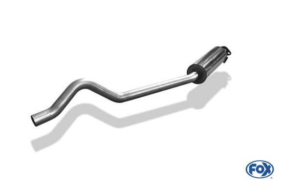 Fox Edelstahl Vorschalldämpfer Opel Astra F inkl. GSi CC Fließheck: OP040000-VSD#1