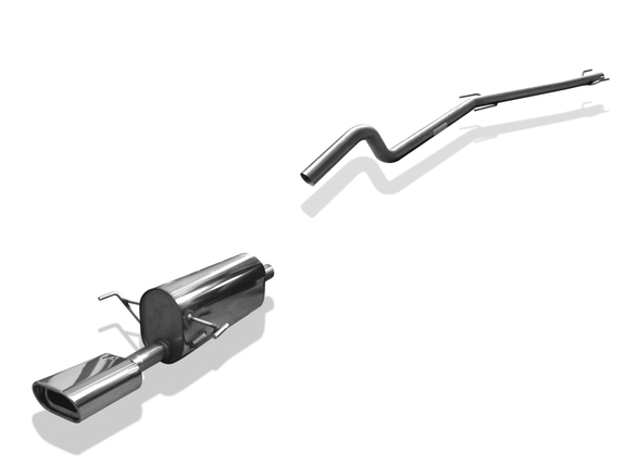 Fox Edelstahl Sportauspuff-Komplettanlage ab Kat Opel Astra H Caravan Diesel 135x80mm flachoval eingerollt abgeschrägt mit Absorber: OP042041-593ANL2