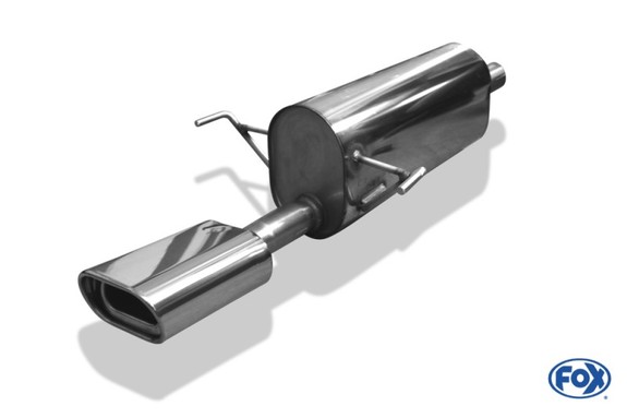 Fox Edelstahl Sportauspuff Opel Astra H Caravan/Kombi 135x80mm flachoval eingerollt abgeschrägt mit Absorber: OP042041-593ESD Fox Edelstahl Sportauspuff Opel Astra H Caravan/Kombi 135x80mm flachoval eingerollt abgeschrägt mit Absorber: OP042041-593ESD