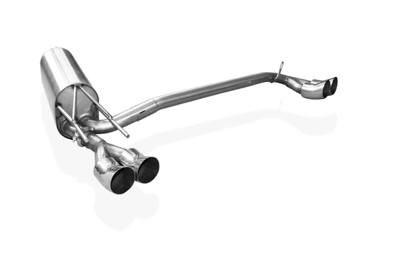 Fox Edelstahl Duplex Sportauspuff Opel Calibra A inkl. 4x4 2.0l 100kW 2.5l V6 2x76mm DTM rund scharf gerade: OP080022-166