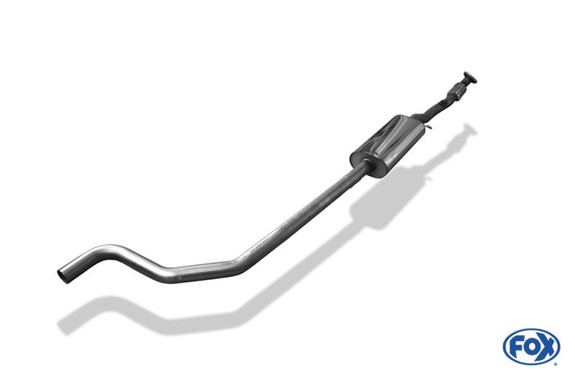 FOX Edelstahl Vorschalldämpfer Opel Corsa E: OP034000-VSD