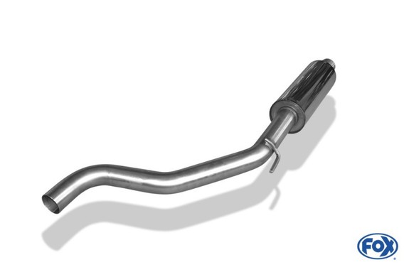 FOX Edelstahl Vorschalldämpfer Opel Corsa E OPC: OP034020-VSD