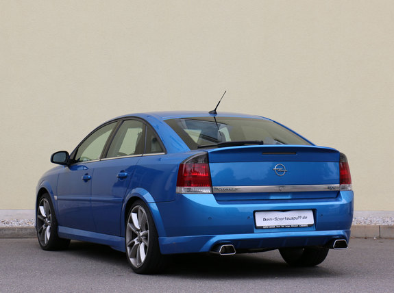 Fox Edelstahl Duplex Racing-Komplettanlage ab Kat Opel Vectra C OPC je 142x78mm trapezförmig eingerollt