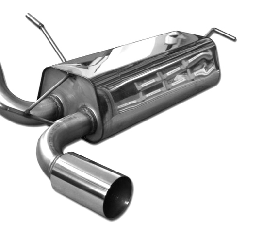 Fox Edelstahl Racing-Sportauspuffanlage ab Kat Peugeot 206 RC 1x90mm rund scharfkantig: PE021087-011ANLR Fox Edelstahl Racing-Sportauspuffanlage ab Kat Peugeot 206 RC 1x90mm rund scharfkantig: PE021087-011ANLR