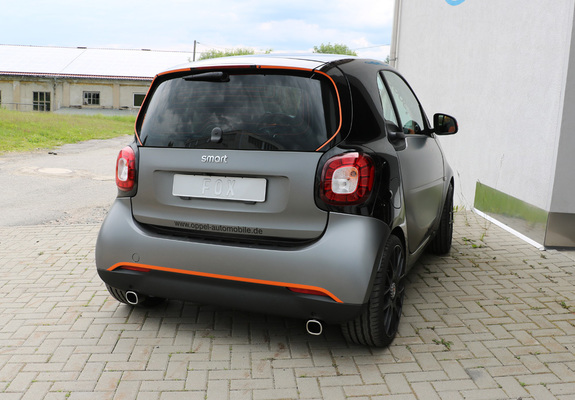 Fox Edelstahl Duplex Sportauspuff Smart Fortwo 3 Typ 453 ab 2014 je 78x75mm rechteckig eingerollt abgeschrägt: SM011013-651