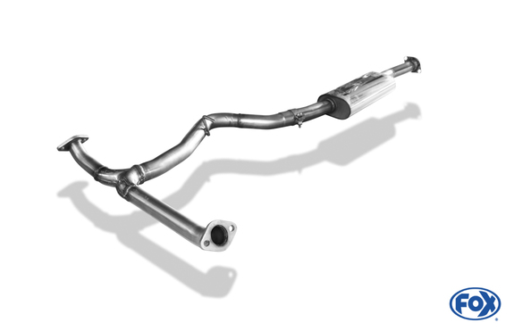 FOX Edelstahl Vorschalldämpfer Subaru WRX STI Stufenheck ab 2014: SU044010-VSD