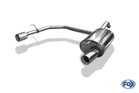 Fox Edelstahl Duplex Sportauspuff inkl. Verbindungsrohr Toyota Corolla E12 1.8 TS Schrägheck je 100mm rund eingerollt: TO012053-073ESD2 Fox Edelstahl Duplex Sportauspuff inkl. Verbindungsrohr Toyota Corolla E12 1.8 TS Schrägheck je 100mm rund eingerollt: TO012053-073ESD2
