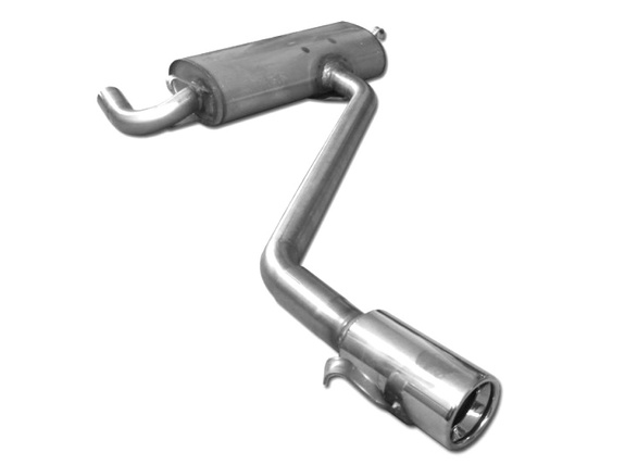 Fox Edelstahl Sportauspuff (Ø60mm-System) Trabant 1.1 1x80mm rund eingerollt gerade mit Absorber: TR010011-069