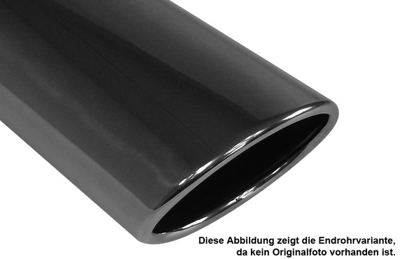 Fox Edelstahl Sportauspuff-Komplettanlage ab Kat VW Golf 5 TSI 129x106mm oval eingerollt abgeschrägt: VW054117-349ANL