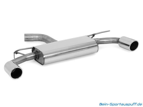 Fox Edelstahl Duplex Sportauspuff VW Golf 7 GTI 245 je 100mm rund eingerollt abgeschrägt: VW056165-133 Fox Edelstahl Duplex Sportauspuff VW Golf 7 GTI 245 je 100mm rund eingerollt abgeschrägt: VW056165-133
