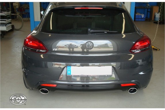 VW Scirocco 3 2.0 TSI für R-Heck FOX Sportauspuffanlage ab Kat: VW033065-347ANL VW Scirocco 3 2.0 TSI für R-Heck FOX Sportauspuffanlage ab Kat: VW033065-347ANL