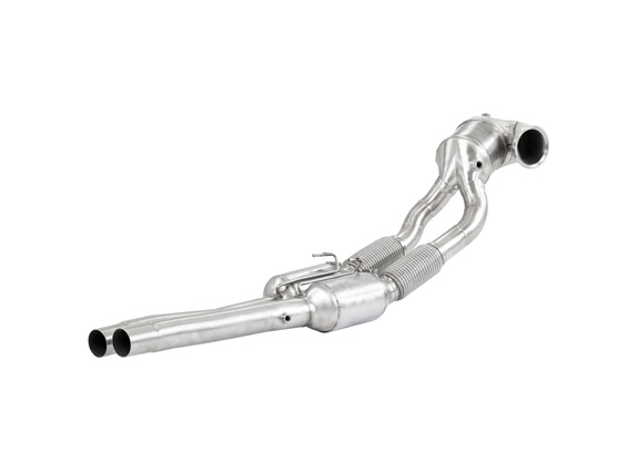 HJS Edelstahl Ø96mm Downpipe mit Sport-Kat und OPF Audi RS3 Typ 8Y: 90821170#3