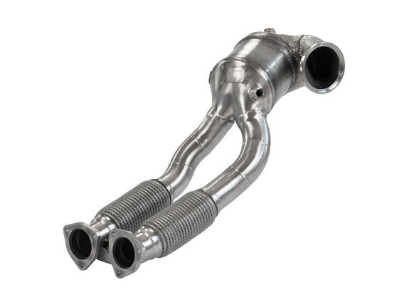 HJS Edelstahl Ø96mm Downpipe mit Sport-Kat Audi TT RS Typ 8S 2016-2018: 90811170#1