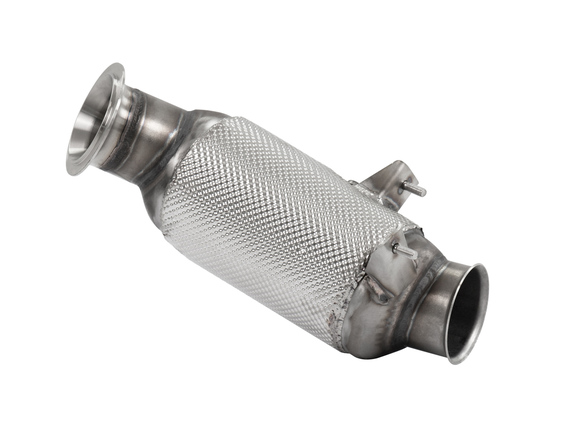 HJS Edelstahl Ø80mm Downpipe mit Kat BMW 3er 335i F30 F31 F34 Limo, Touring und GT (Euro 5 Modelle): 90812015#2